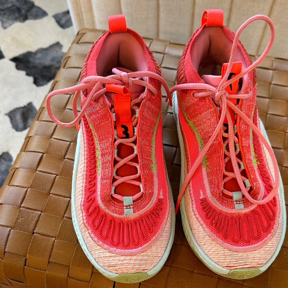 Nike Vibrant Pink and Red Athletic Shoes